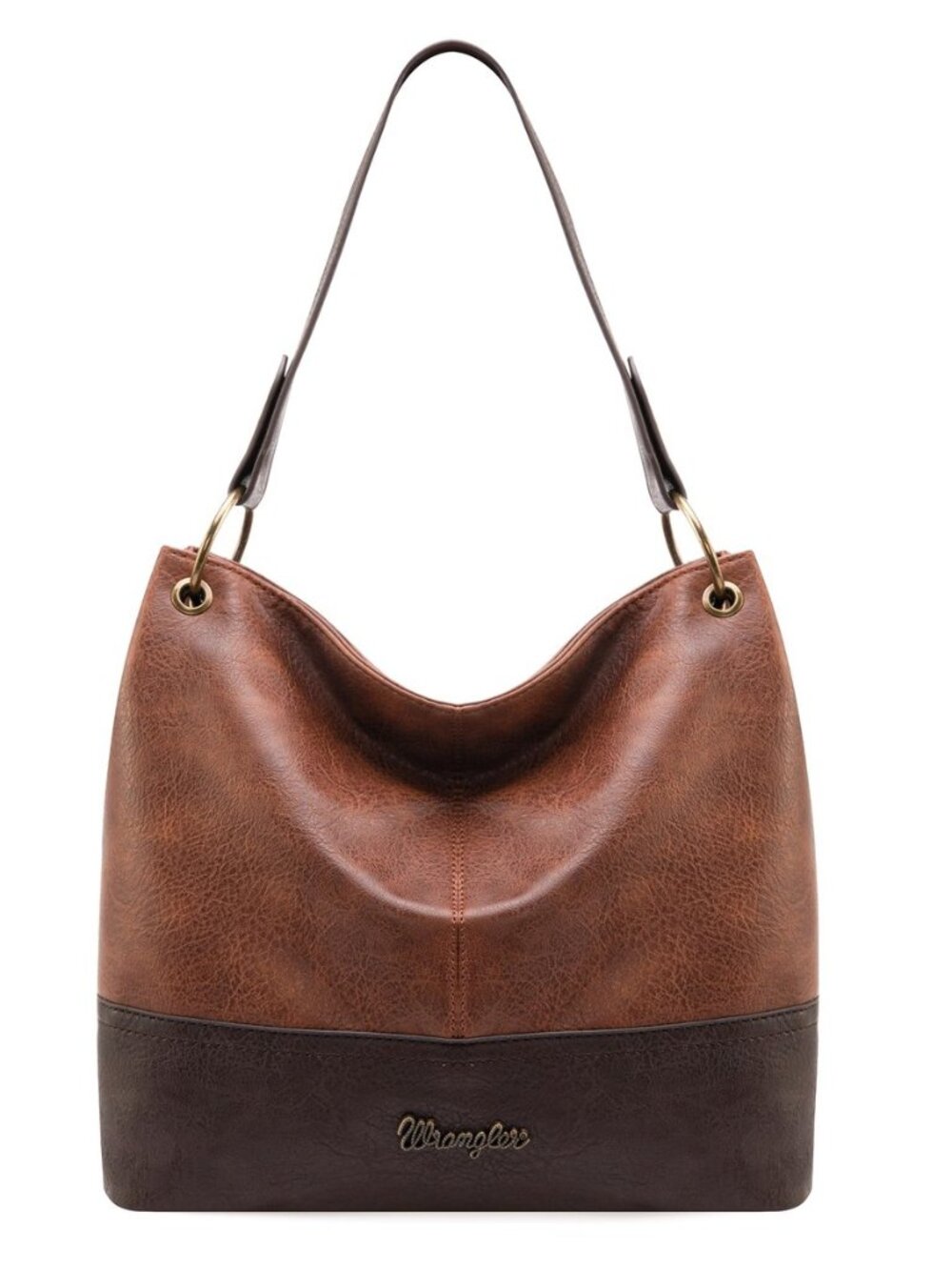 Wrangler Hobo Bags for Women Vegan Leather Top Handle Shoulder Purses and